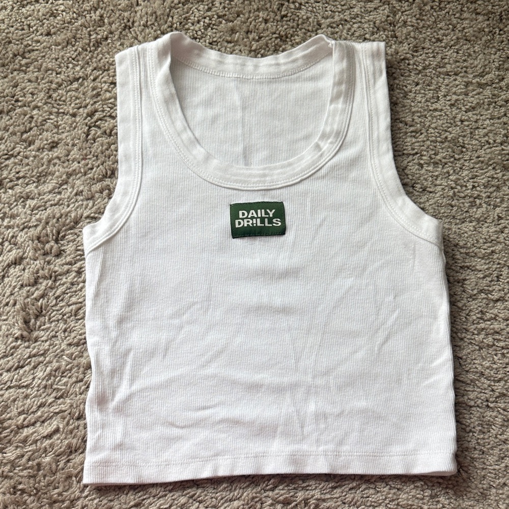 Daily Drills White Sleeveless Top